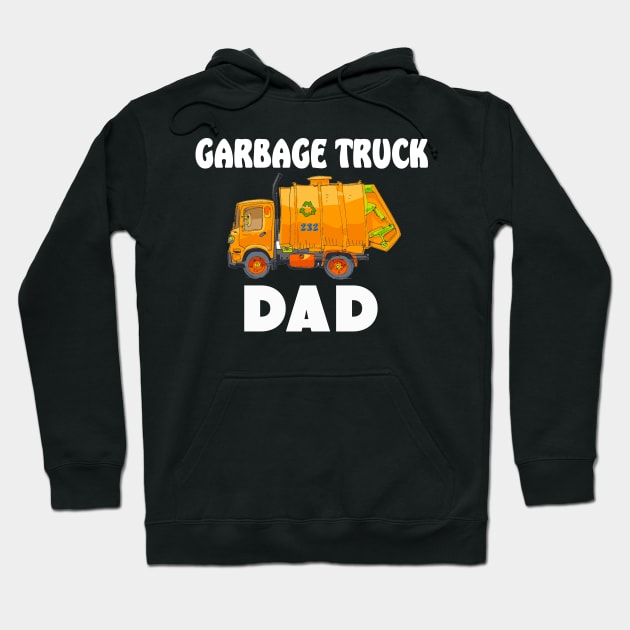 Garbage Truck Hoodie by Happy Art Designs